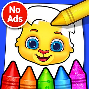 Juegos de colorear: colores, pinturas y brillo