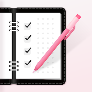 Agenda Con Recordatorios: Organizador Y Imagen